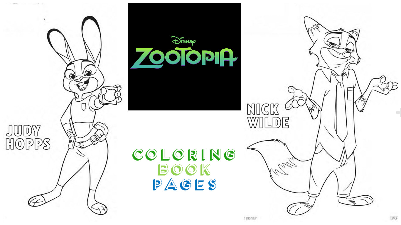 Zootopia_Coloring_Book_Pages